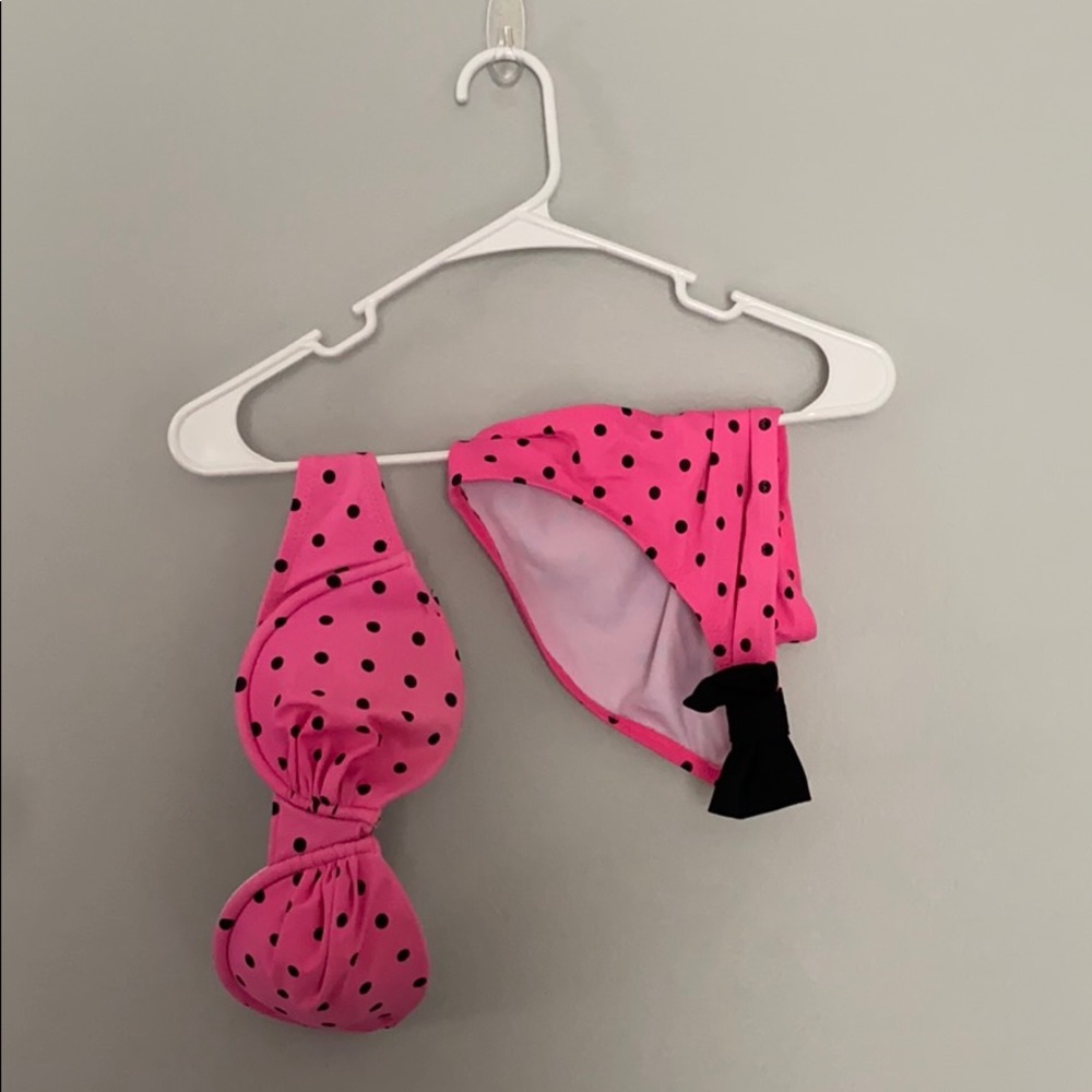 Pink Polka Dot Bikini